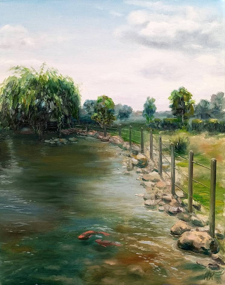 Рыбки в пруду