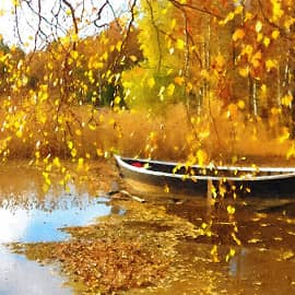 У тихой заводи.