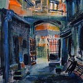 Вечерний двор