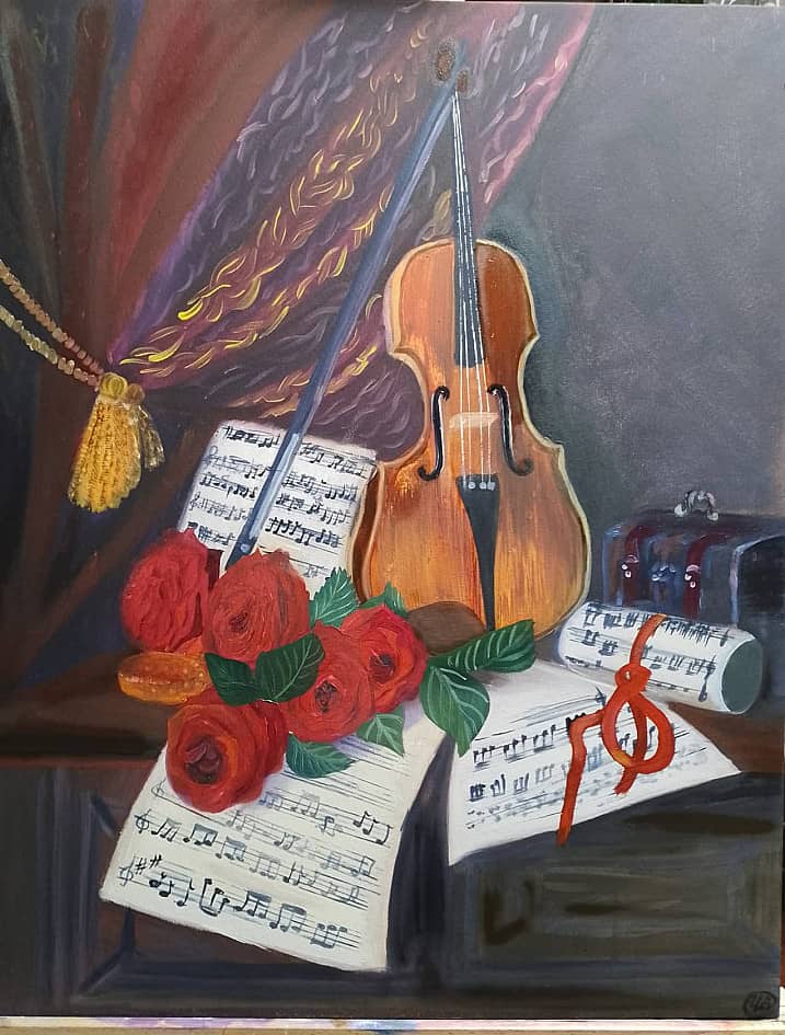 Розы для музыканта.