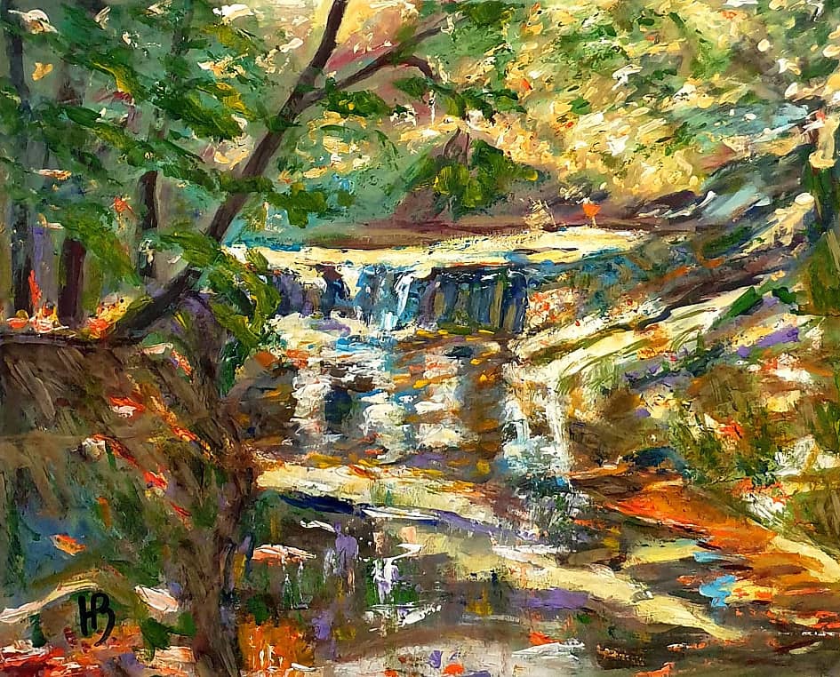 Горный ручей.