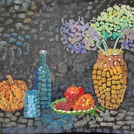 Натюрморт с тыквой