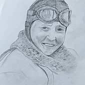 Полина Осипенко. Летчица, Герой Советского Союза (1), художник Наталия