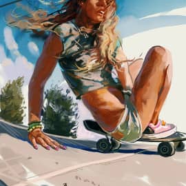 Розовые кроссовки