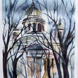 И снова зима в Петербурге....