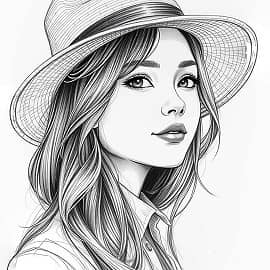 Портрет девушки 14