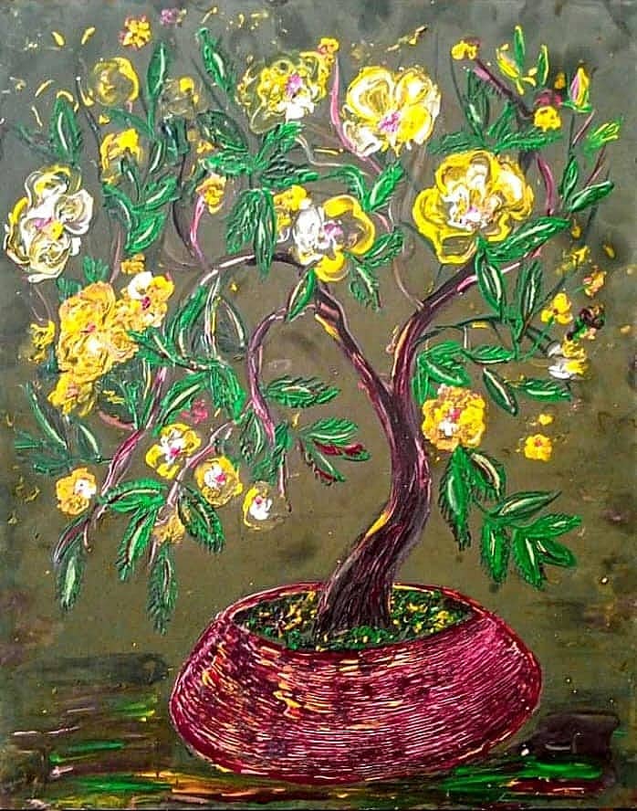 Бонсай" Чайная роза"