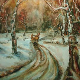 Пейзаж зимний.