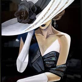 . Дама в шляпе