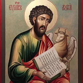 Икона апостола евангелиста Луки