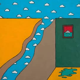 В комнате дождь