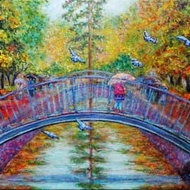 Дождь в парке