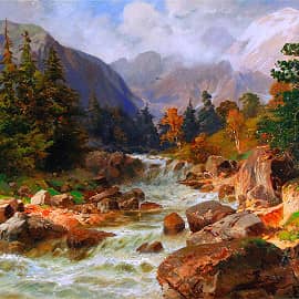 Горная река.