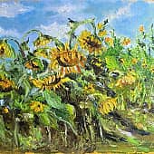 Подсолнухи