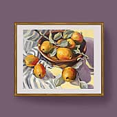 Тарелка с фруктами (4), художник Елена Сергеевна