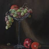 Натюрморт с виноградом