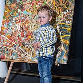 Картина Парень с гитарой Современная живопись Екатерина Лебедева художник (2), художник Екатерина Лебедева