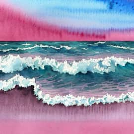 Картины из серии "Чёрное море" .