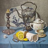 Симфония фарфора и серебра с лимонными нотками