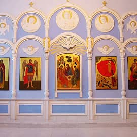 Иконостас Часовни Ильи пророка в штабе ДА.