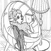 Можно и почитать (Детская раскраска)