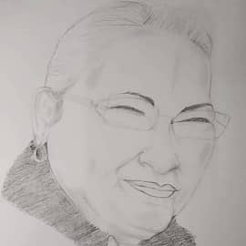 Нина Усатова. Набросок