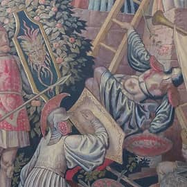 Триптих Эмблема Сословий: Штурм замка любви (фрагмент картины)