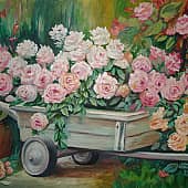 В саду. Цветочный аромат.