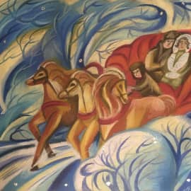 Тройка снежная