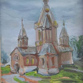 Храм Преображения в женском монастыре, живопись Zh.Nataly