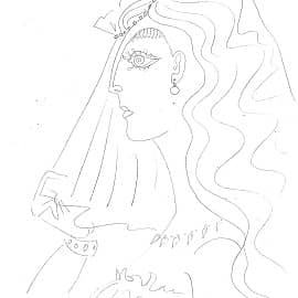 Египтянка. Ксерокопия (оригинал продан)