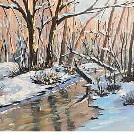 Зимний ручей