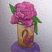 Натюрморт с пионом