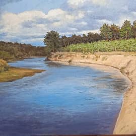 Обрывистая река