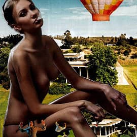 Мечтательница #8. Мечты ни о чем. Коллаж