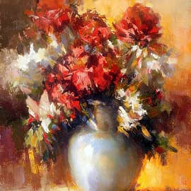 Букет на закате дня