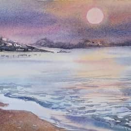 Утренний этюд. Ранее солнце Испании.