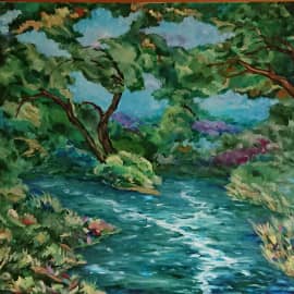 Лесная река