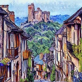 Старинная крепость.