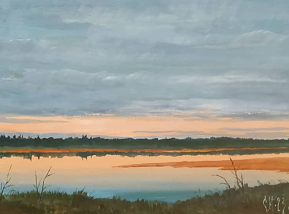 Белые ночи на р.Вычегда