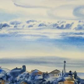 Морские просторы. Небе Андалусии.