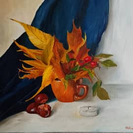 Натюрморт с листьями