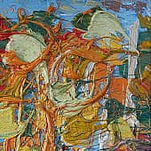 Картина Сосны время и бытие Абстрактная природа Екатерина Лебедева художник (4), художник Екатерина Лебедева