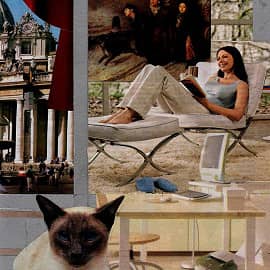 Классика в интерьере. Коллаж.