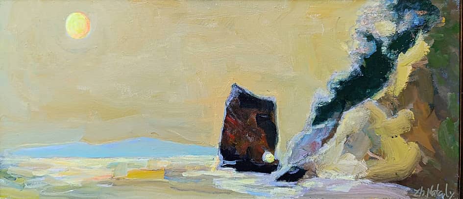 Скала "Парус". Пленэр ZhNataly