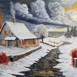 "Зимняя сказка" - по мотивам произведений Томаса Кинкейда