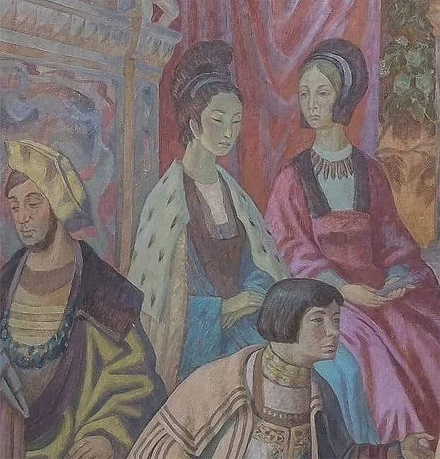 Триптих Эмблема Сословий: Обман (фрагмент картины)