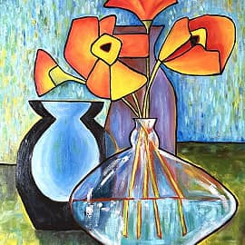 Натюрморт с вазами