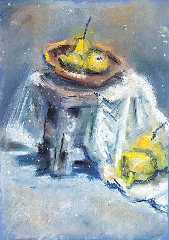 Груши на табурете