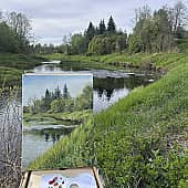 Река Вишерка (1), художник NEFEDOVA